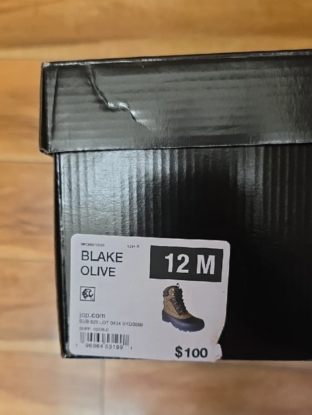 Weatherproof Blake Waterproof Winter Boots 3M Thinsulate Olive Size 12M NEW